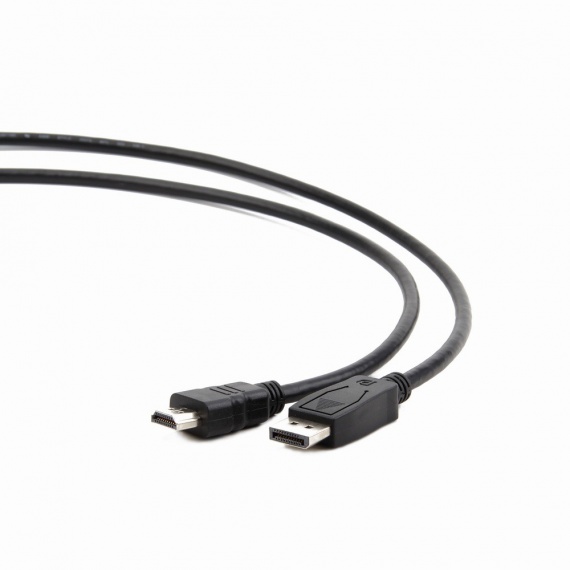 Кабель DisplayPort-HDMI Gembird/Cablexpert 1.8 м, 20M/19Mчерный, экран (CC-DP-HDMI-6)